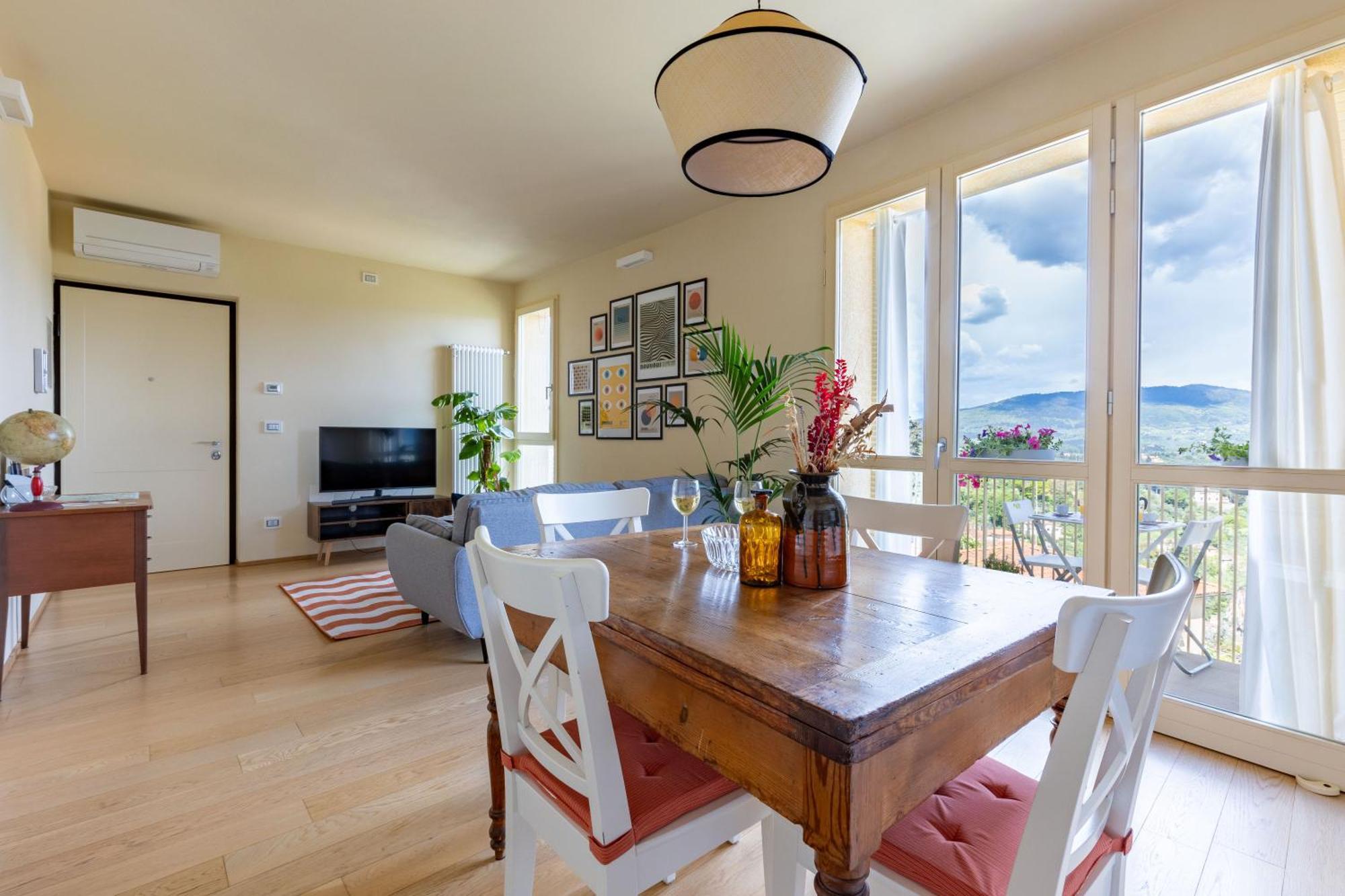 Gladys, Appartamento Con Vista A Fiesole Eksteriør billede