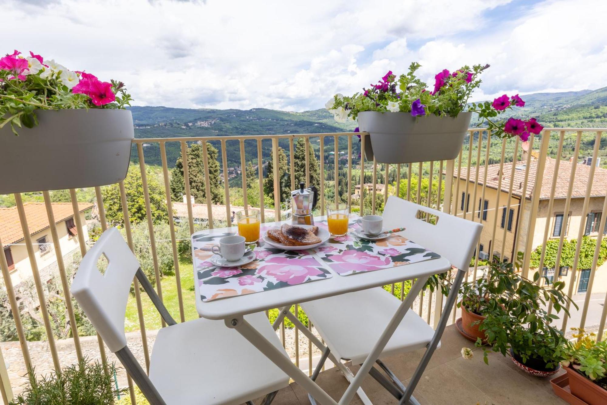 Gladys, Appartamento Con Vista A Fiesole Eksteriør billede