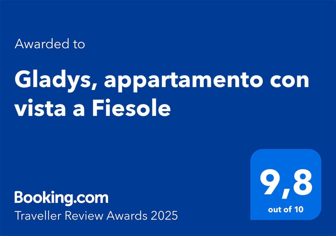 Gladys, Appartamento Con Vista A Fiesole Eksteriør billede